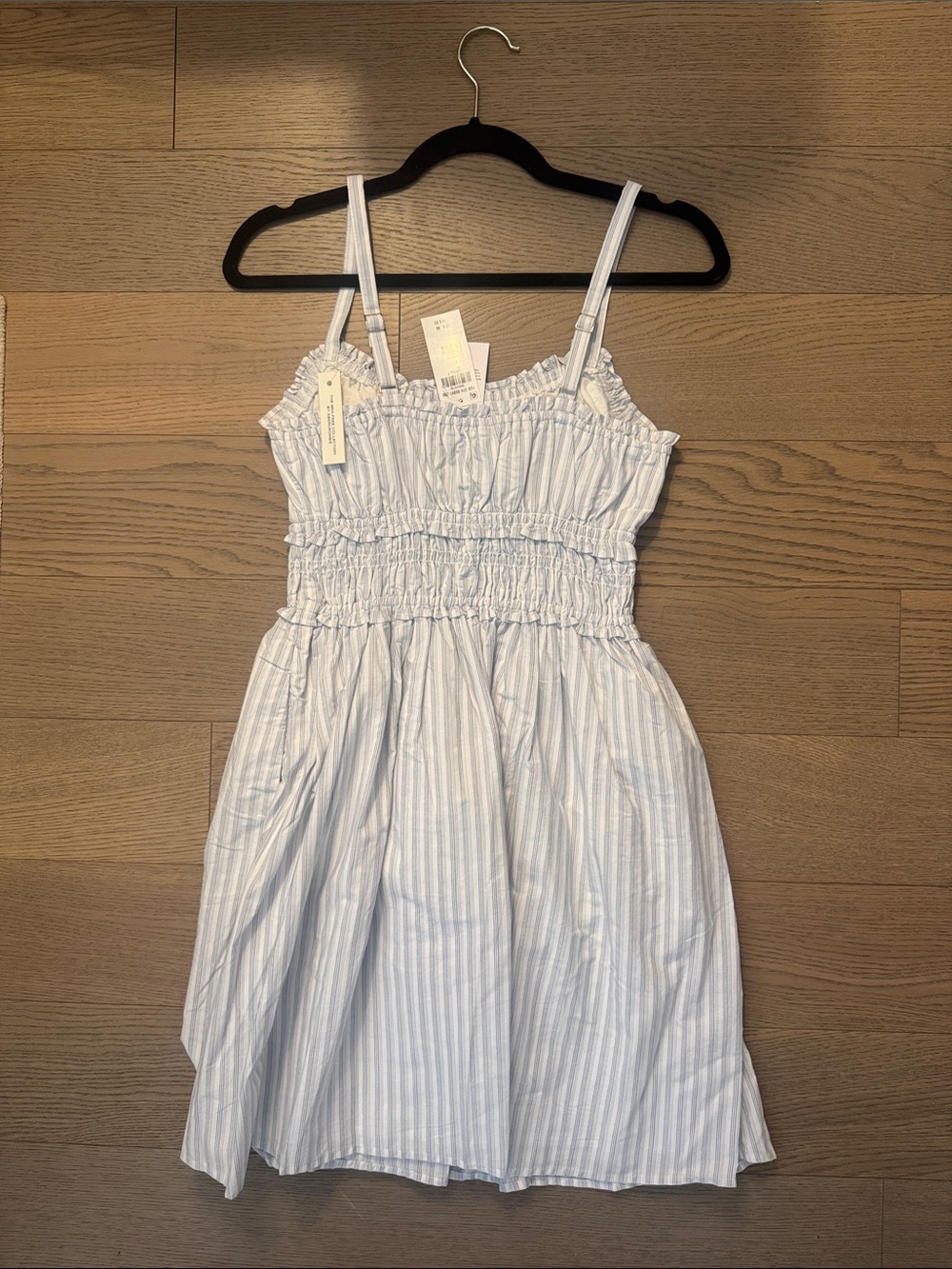 Abercrombie and Fitch Smocked Waist Mini Dress - Picture 6 of 7
